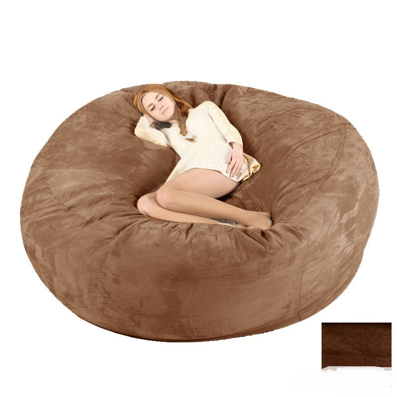 Lazy Oversized 7FT Bean Bag Chair – Soft Suede Comfort for Modern Living