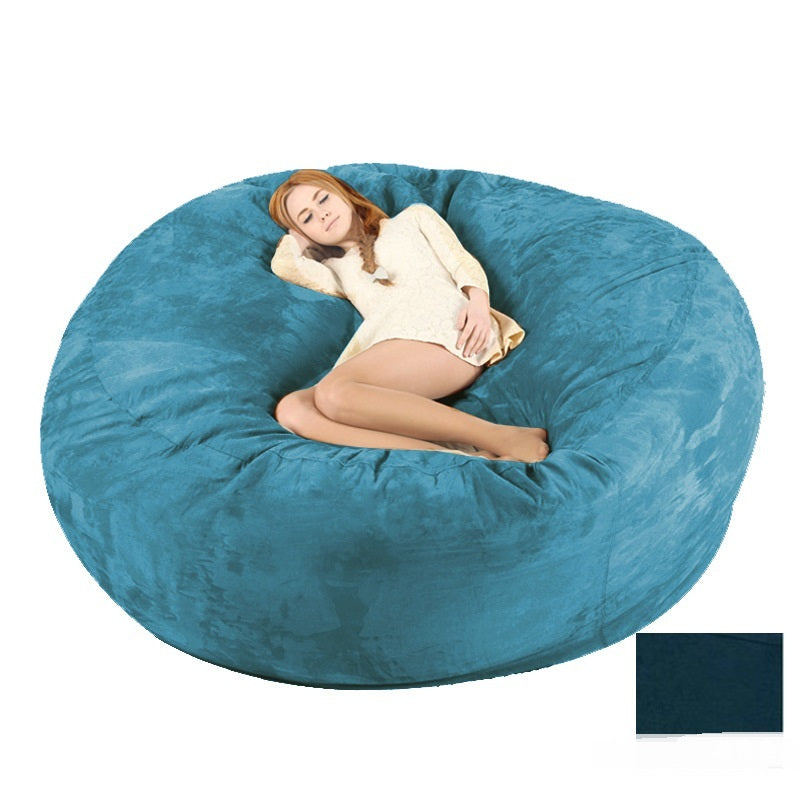 Lazy Oversized 7FT Bean Bag Chair – Soft Suede Comfort for Modern Living