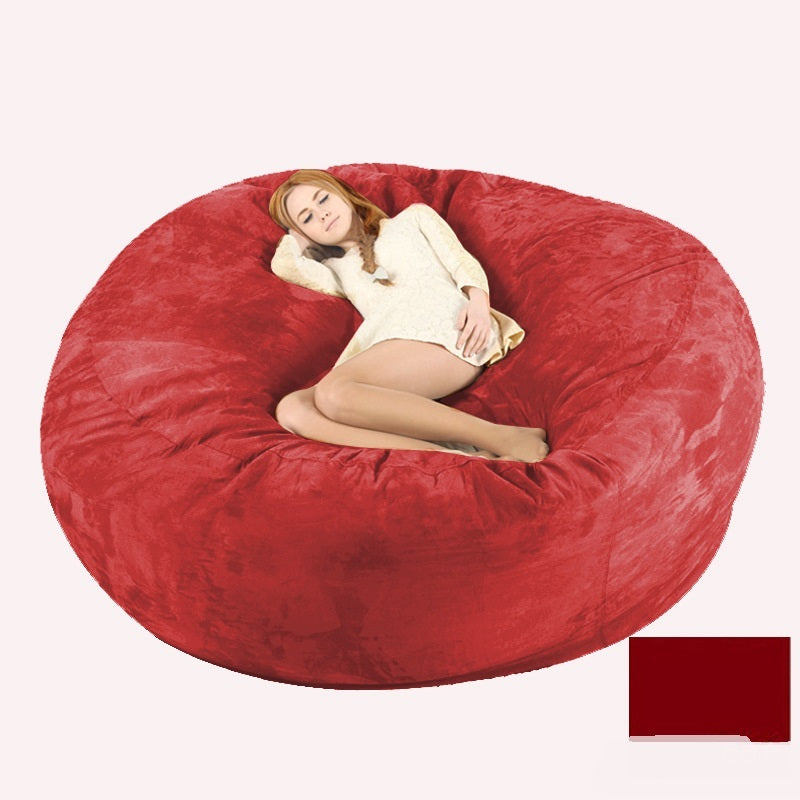 Lazy Oversized 7FT Bean Bag Chair – Soft Suede Comfort for Modern Living
