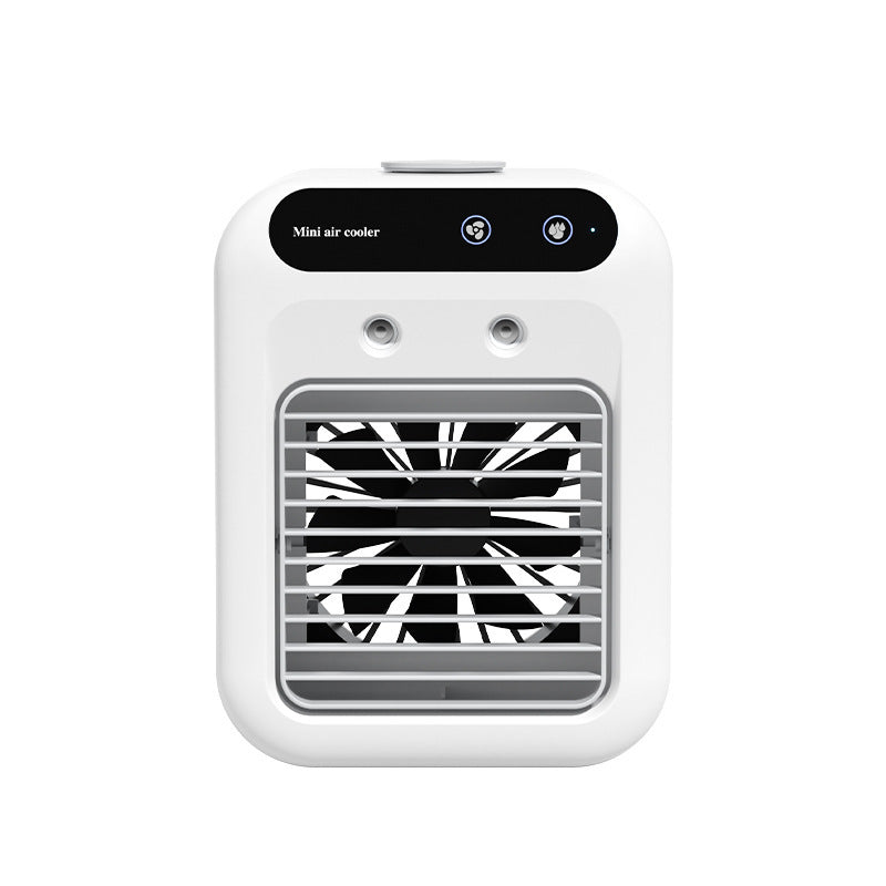 Portable USB Air Cooler Fan – Water-Cooling & Atomization for Rooms, Offices & Cars
