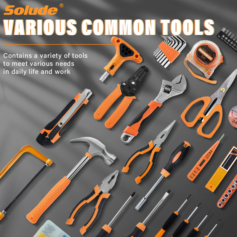 169-Piece Professional Tool Set – All-in-One Maintenance Kit in Compact Carry Case