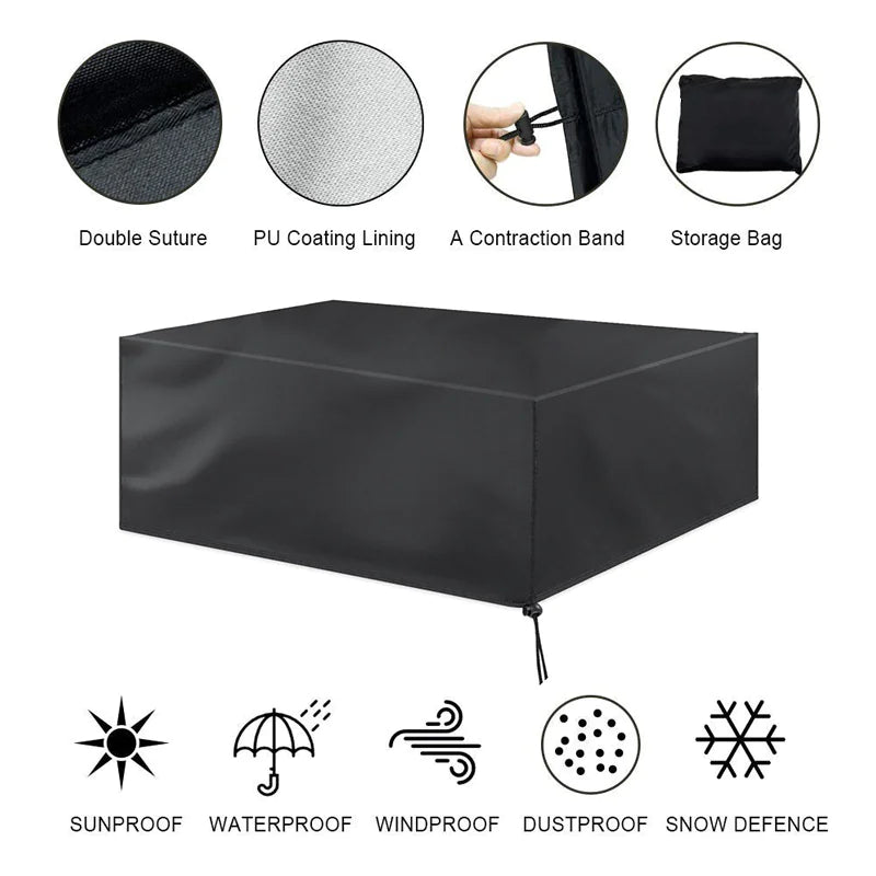 Waterproof Outdoor Furniture Cover – Protective Garden Sofa & Table Shield