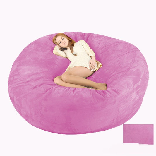 Lazy Oversized 7FT Bean Bag Chair – Soft Suede Comfort for Modern Living