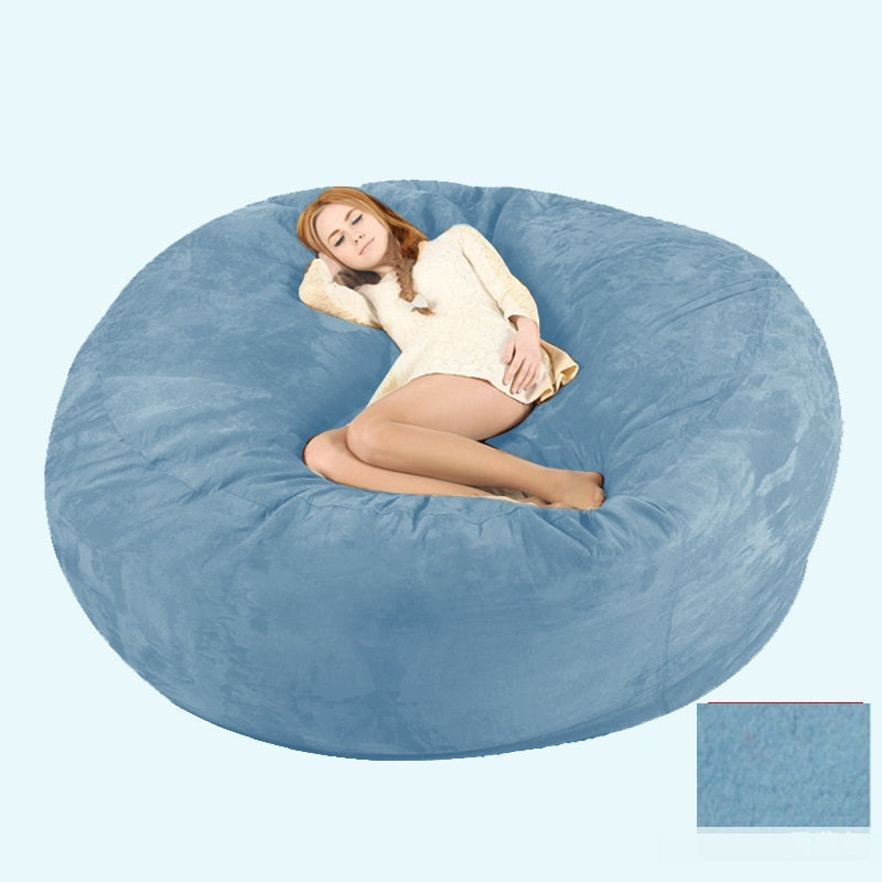 Lazy Oversized 7FT Bean Bag Chair – Soft Suede Comfort for Modern Living
