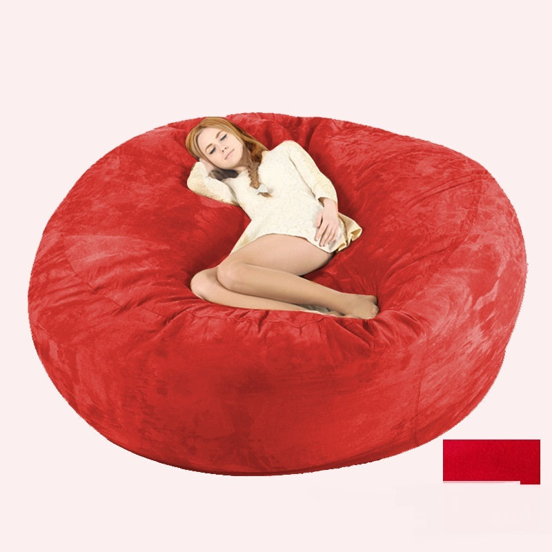 Lazy Oversized 7FT Bean Bag Chair – Soft Suede Comfort for Modern Living