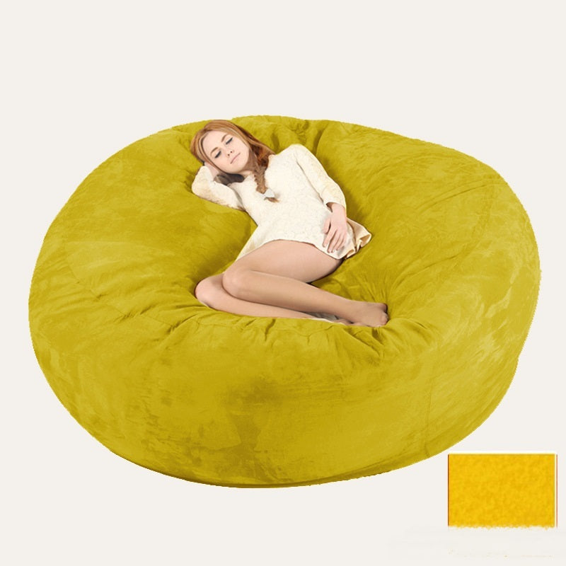 Lazy Oversized 7FT Bean Bag Chair – Soft Suede Comfort for Modern Living