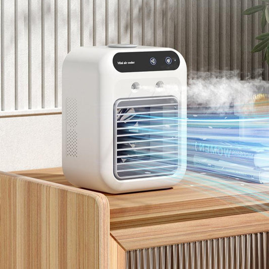 Portable USB Air Cooler Fan – Water-Cooling & Atomization for Rooms, Offices & Cars